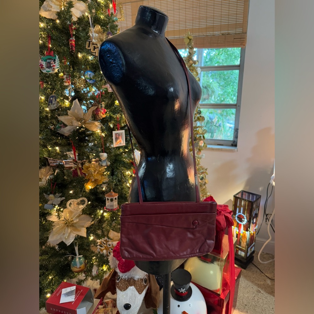 Bill DORF Leather Red Small Handbag